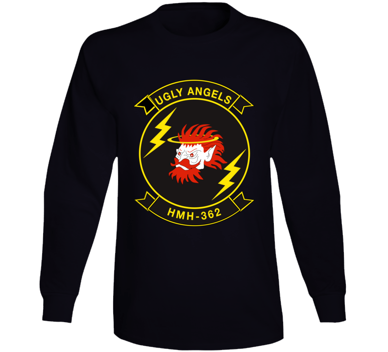 Usmc - Marine Heavy Helicopter Squadron 362 Wo Txt Long Sleeve