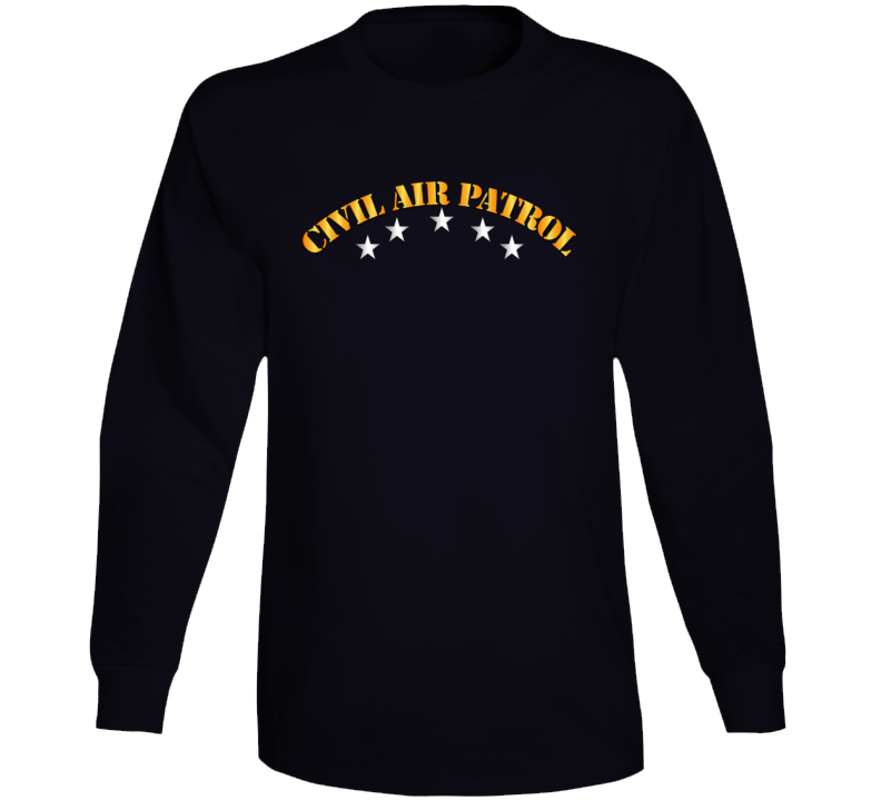 Cap - Civil Air Patrol W Silver Stars Long Sleeve