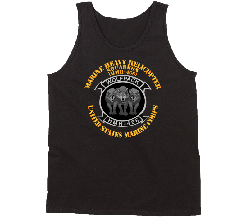 USMC - Marine Heavy Helicopter Squadron 466 - 3 Wolves Tanktop