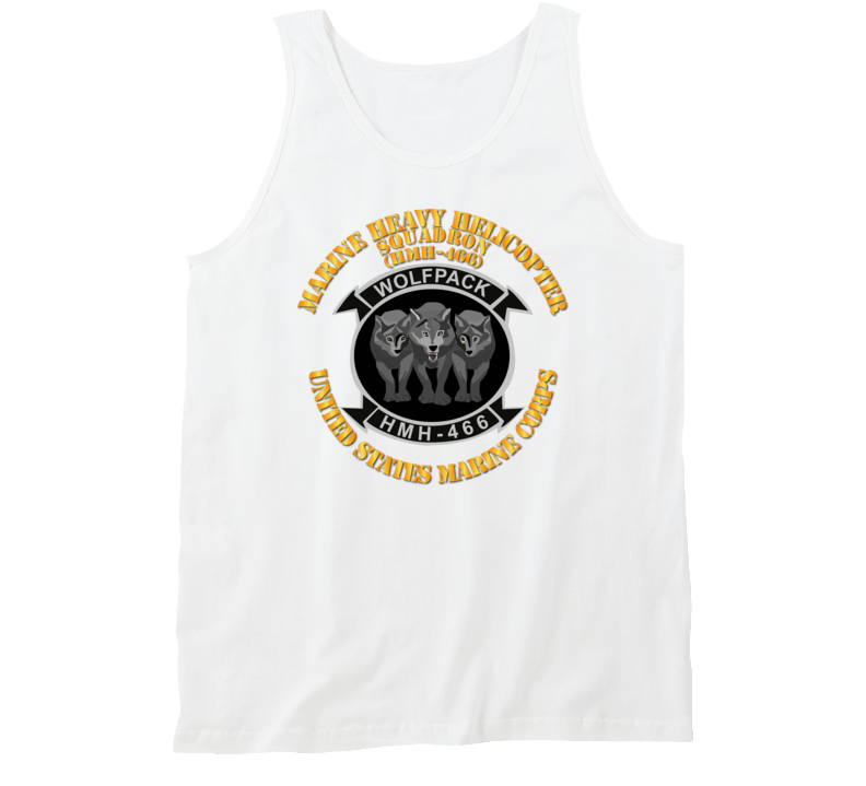 USMC - Marine Heavy Helicopter Squadron 466 - 3 Wolves Tanktop