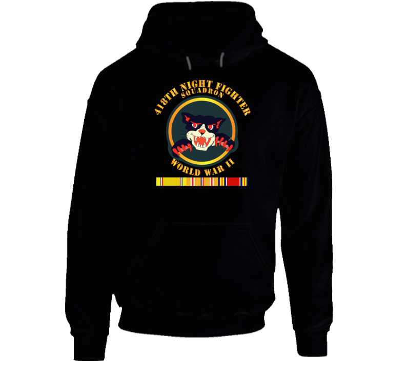 Aac - 418th Night Fighter Squadron - 2nd Ver - Wwii W Svc Hoodie