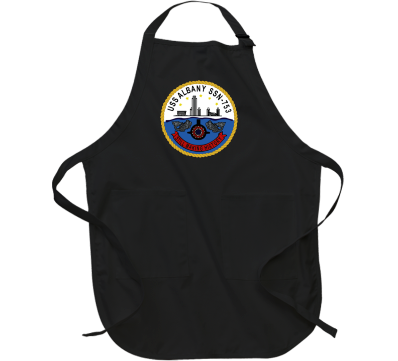 Navy - Uss Albany (ssbn 753) Wo Txt Apron