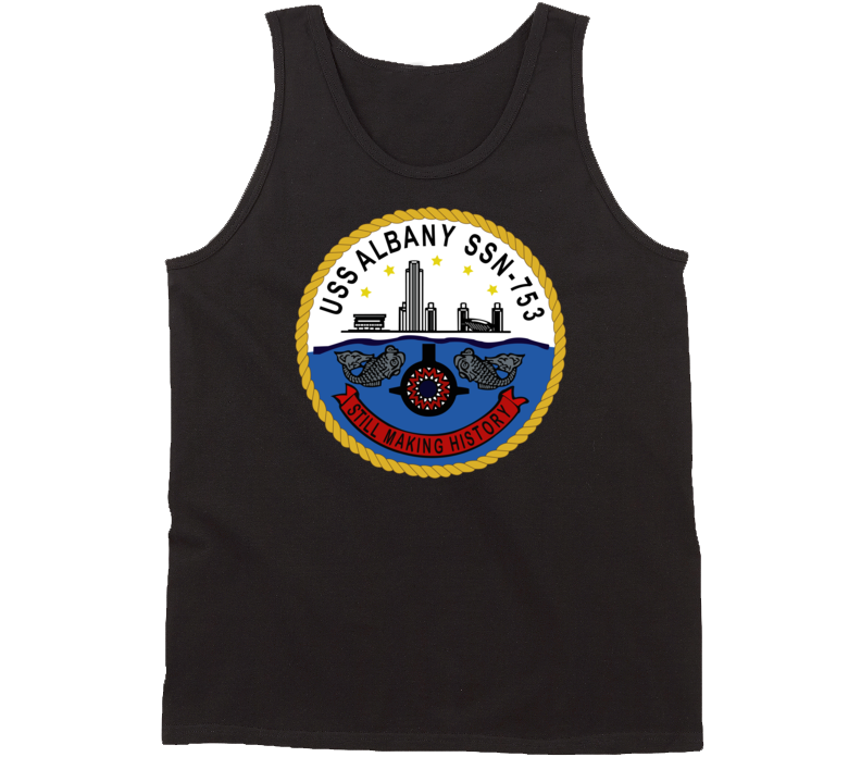 Navy - Uss Albany (ssbn 753) Wo Txt Tanktop