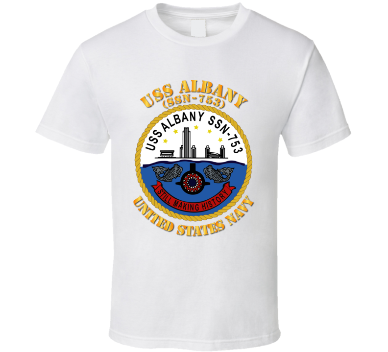 Navy - Uss Albany (ssbn 753) T Shirt