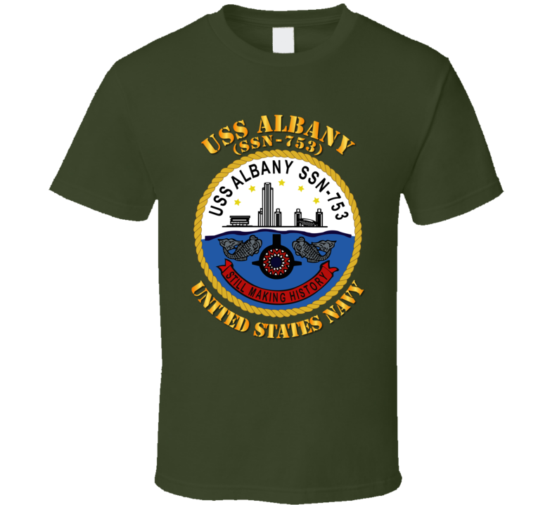 Navy - Uss Albany (ssbn 753) T Shirt
