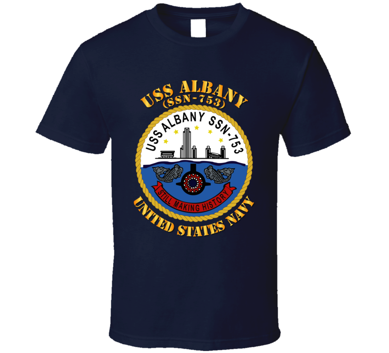 Navy - Uss Albany (ssbn 753) T Shirt