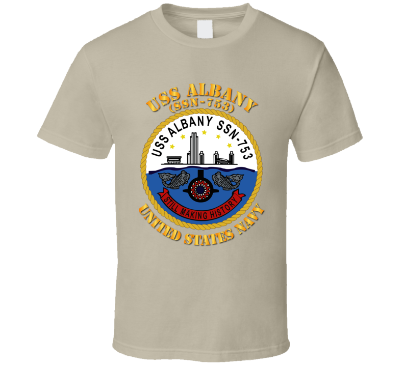 Navy - Uss Albany (ssbn 753) T Shirt