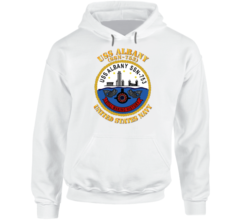 Navy - Uss Albany (ssbn 753) Hoodie