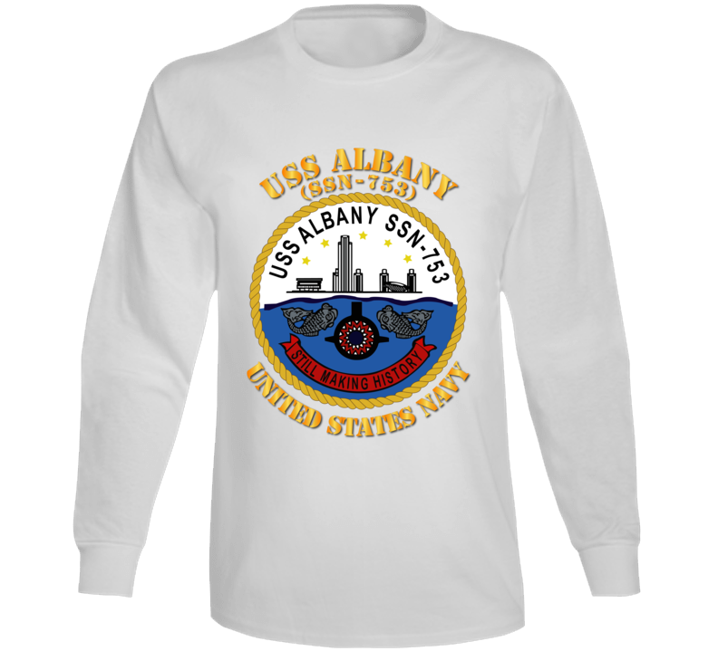 Navy - Uss Albany (ssbn 753) Long Sleeve