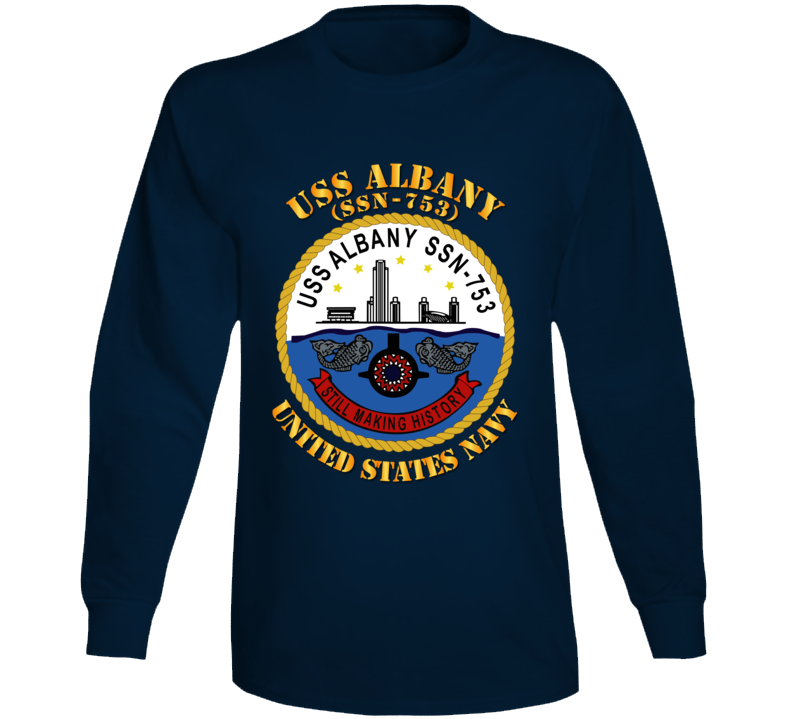 Navy - Uss Albany (ssbn 753) Long Sleeve