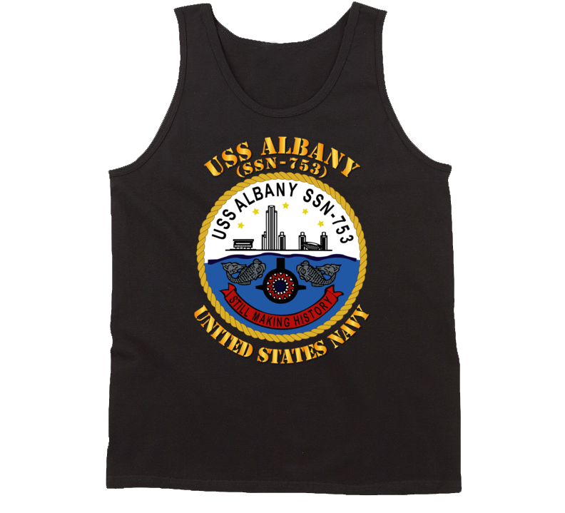 Navy - Uss Albany (ssbn 753) Tanktop