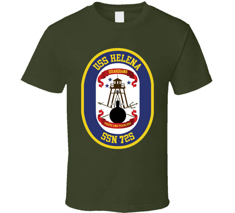 Navy - Uss Helena (ssbn 725) Wo Txt T Shirt