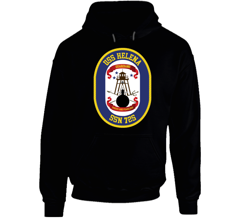Navy - Uss Helena (ssbn 725) Wo Txt Hoodie