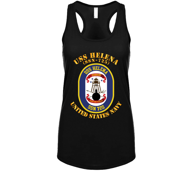 Navy - Uss Helena (ssbn 725) Ladies Tanktop