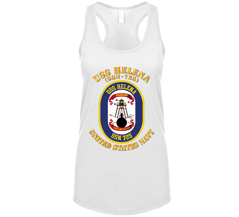 Navy - Uss Helena (ssbn 725) Ladies Tanktop