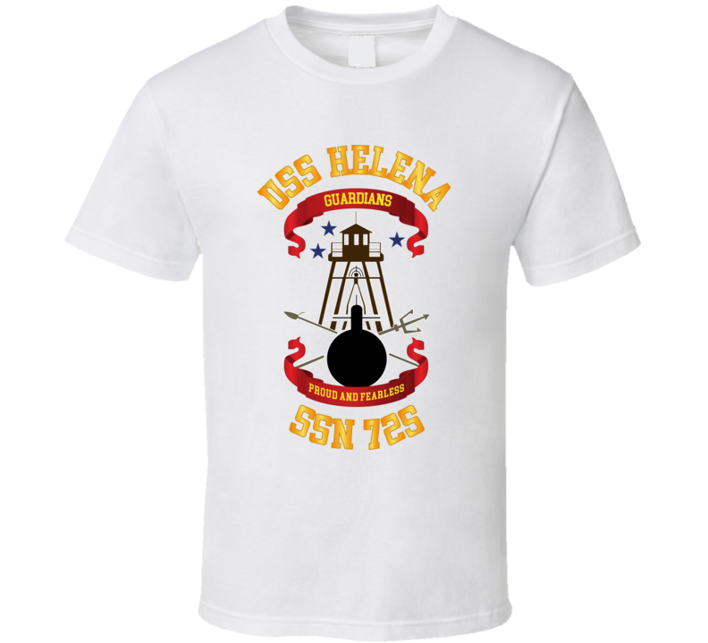  Navy - Uss Helena (ssbn 725) Wo Backgrd T Shirt