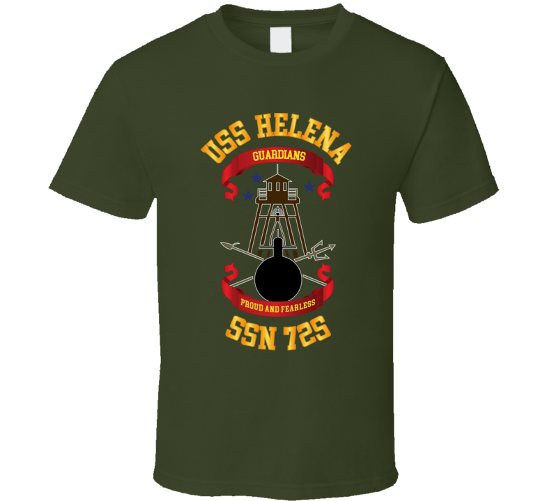  Navy - Uss Helena (ssbn 725) Wo Backgrd T Shirt
