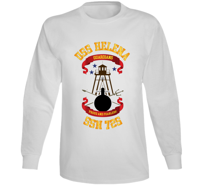  Navy - Uss Helena (ssbn 725) Wo Backgrd Long Sleeve