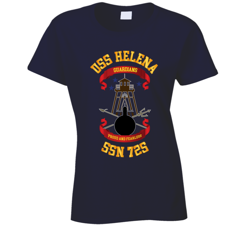  Navy - Uss Helena (ssbn 725) Wo Backgrd Ladies