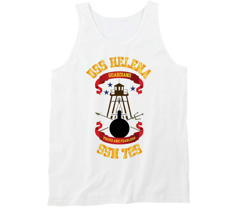  Navy - Uss Helena (ssbn 725) Wo Backgrd Tanktop