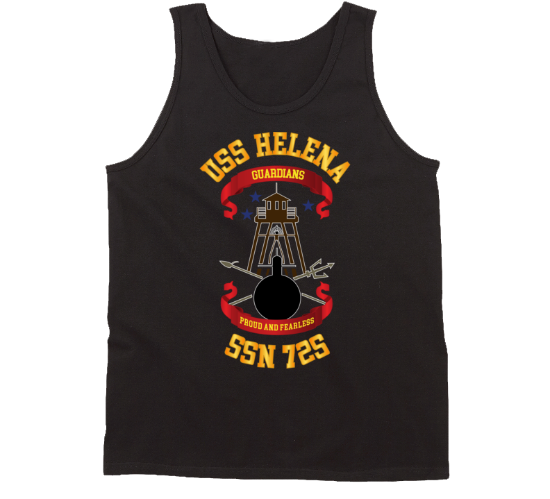  Navy - Uss Helena (ssbn 725) Wo Backgrd Tanktop