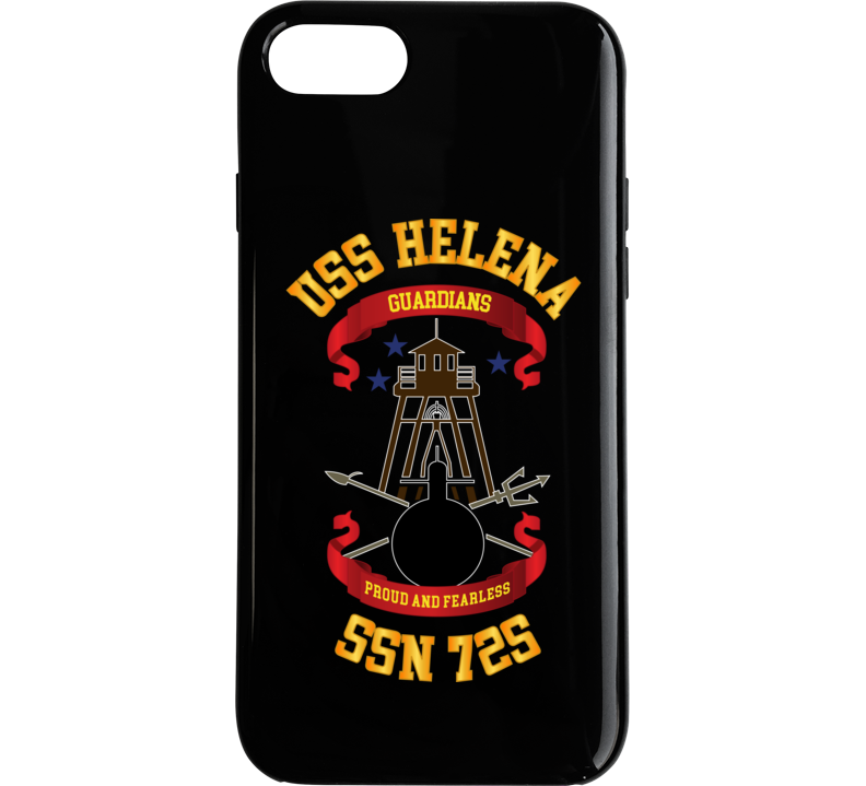  Navy - Uss Helena (ssbn 725) Wo Backgrd Phone Case