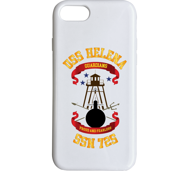  Navy - Uss Helena (ssbn 725) Wo Backgrd Phone Case