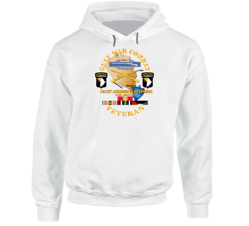 Army - Gulf War Combat Infantry Vet W  101st Abn Div  Ssi Hoodie