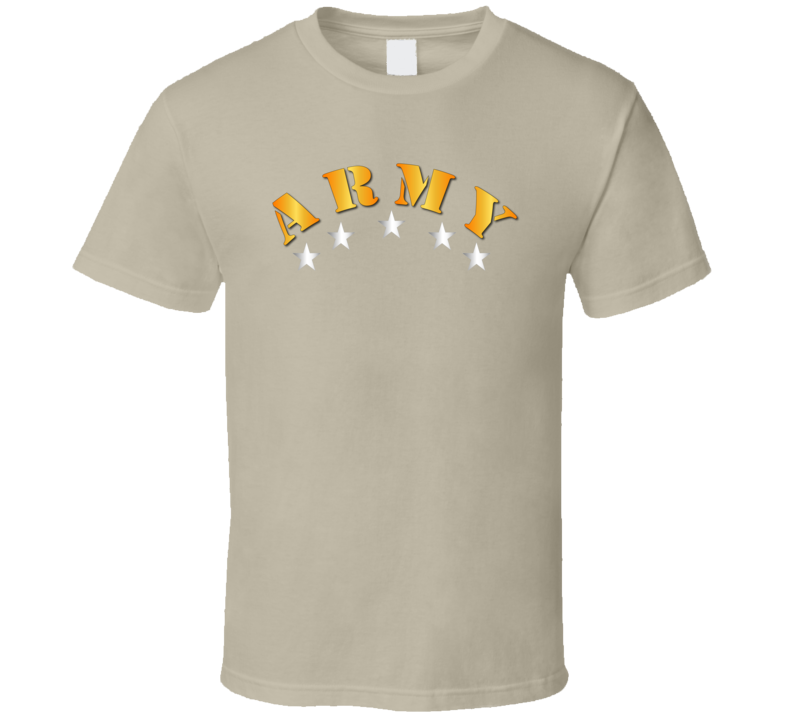 Army - Army W Silver Stars T Shirt
