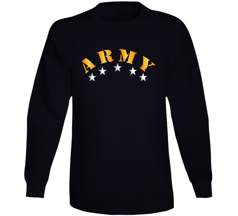 Army - Army W Silver Stars Long Sleeve