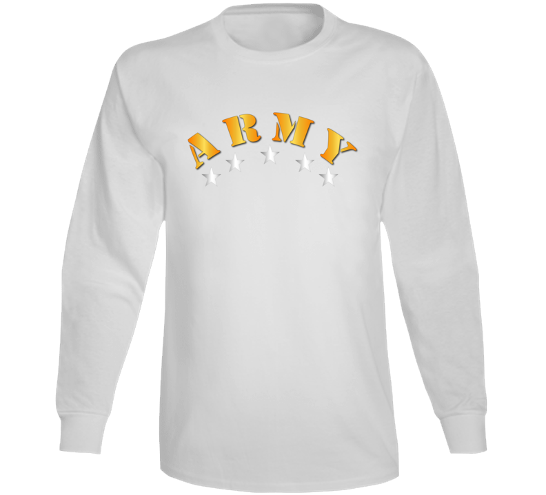 Army - Army W Silver Stars Long Sleeve