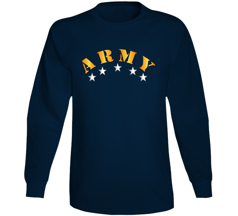 Army - Army W Silver Stars Long Sleeve