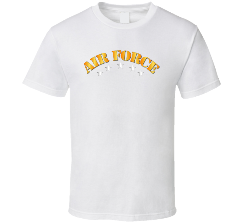 Air Force - Air Force W Silver Stars T Shirt