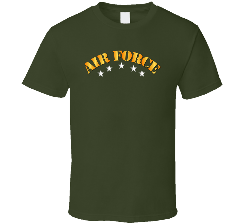 Air Force - Air Force W Silver Stars T Shirt