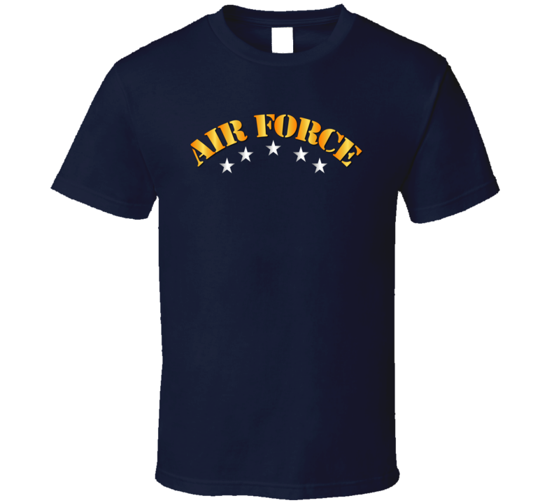 Air Force - Air Force W Silver Stars T Shirt