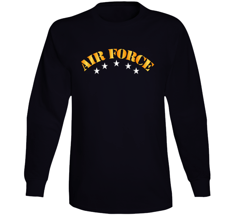 Air Force - Air Force W Silver Stars Long Sleeve