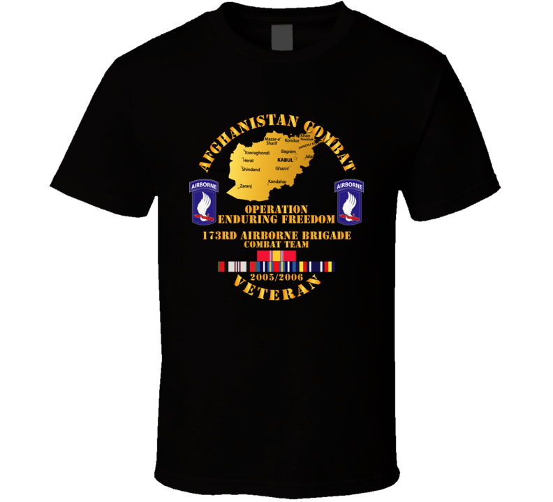 Army - Afghanistan Vet  - 173rd Airborne Bde - Oef - 2005 T Shirt