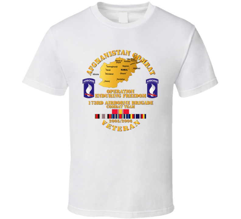 Army - Afghanistan Vet  - 173rd Airborne Bde - Oef - 2005 T Shirt