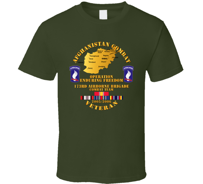 Army - Afghanistan Vet  - 173rd Airborne Bde - Oef - 2005 T Shirt