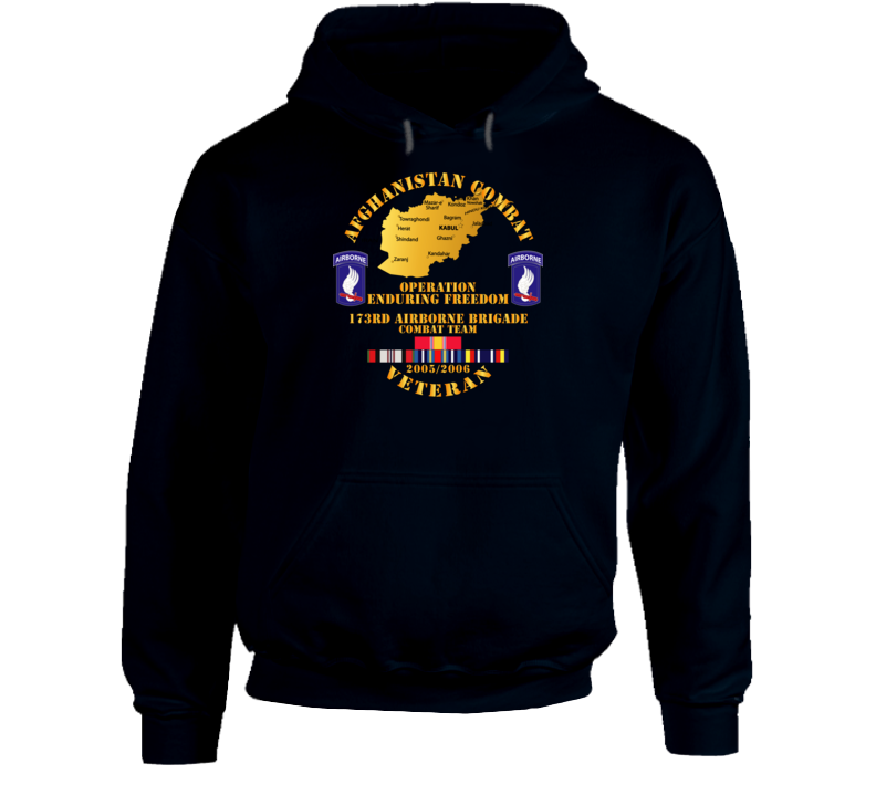 Army - Afghanistan Vet  - 173rd Airborne Bde - Oef - 2005 Hoodie