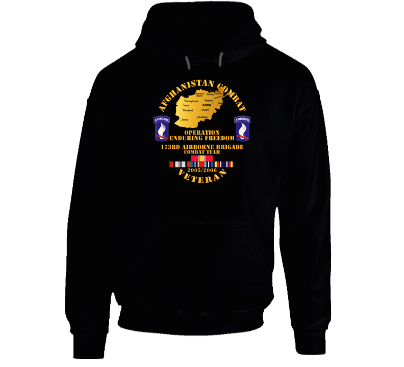 Army - Afghanistan Vet  - 173rd Airborne Bde - Oef - 2005 Hoodie