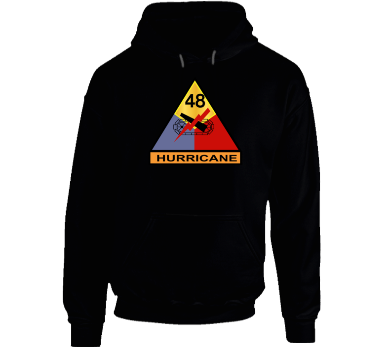 Army - 48th Armored Division - Hurricane Wo Txt Hoodie