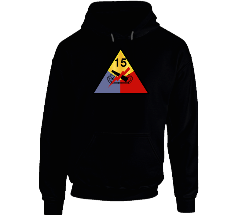Army - 15th Armored Division Wo Txt Hoodie