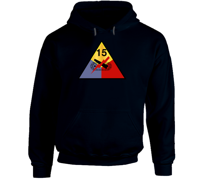 Army - 15th Armored Division Wo Txt Hoodie