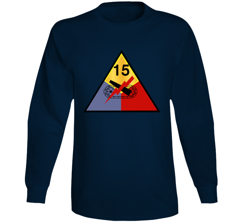 Army - 15th Armored Division Wo Txt Long Sleeve