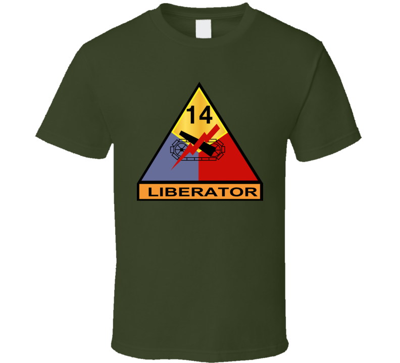 Army - 14th Armored Division - Liberator Wo Txt T Shirt