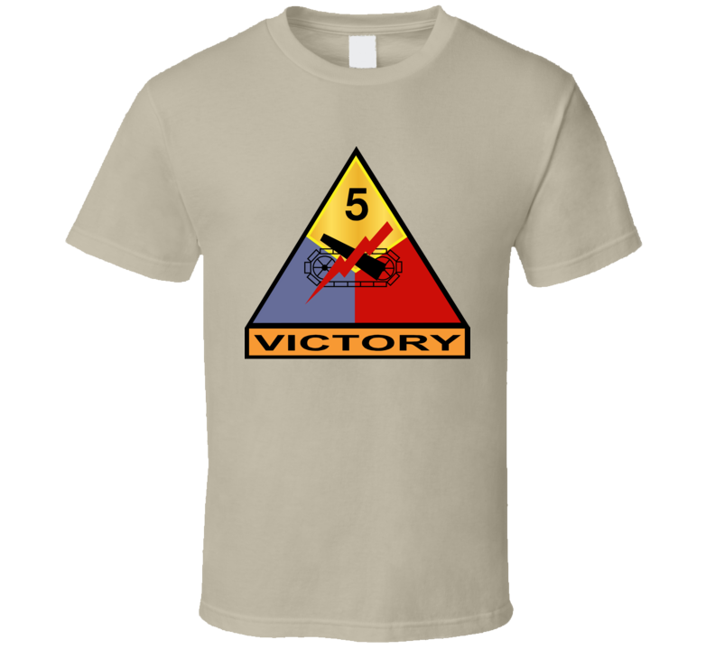 Army - 5th Armored Division - Victory Wo Txt T Shirt
