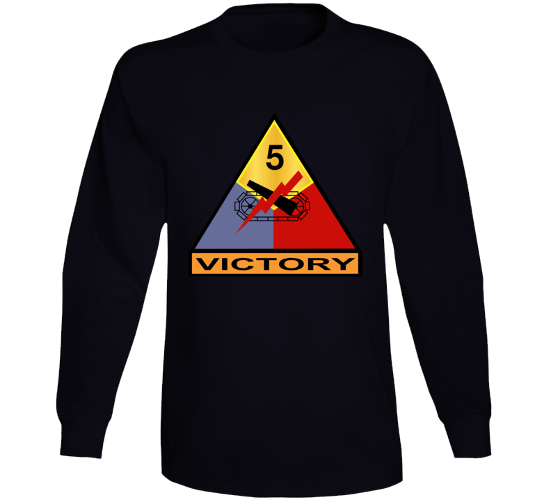 Army - 5th Armored Division - Victory Wo Txt Long Sleeve