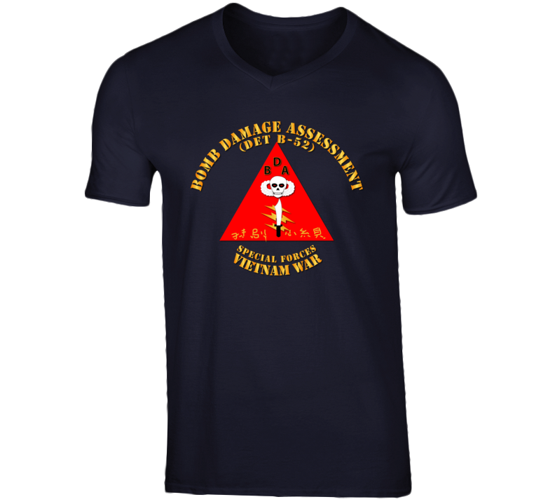Sof - Bomb Damage Assessment - Det B52 V-neck
