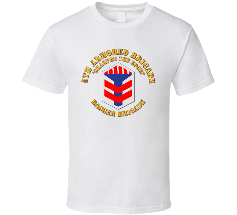 Army - 5th Armored Brigade T Shirt
